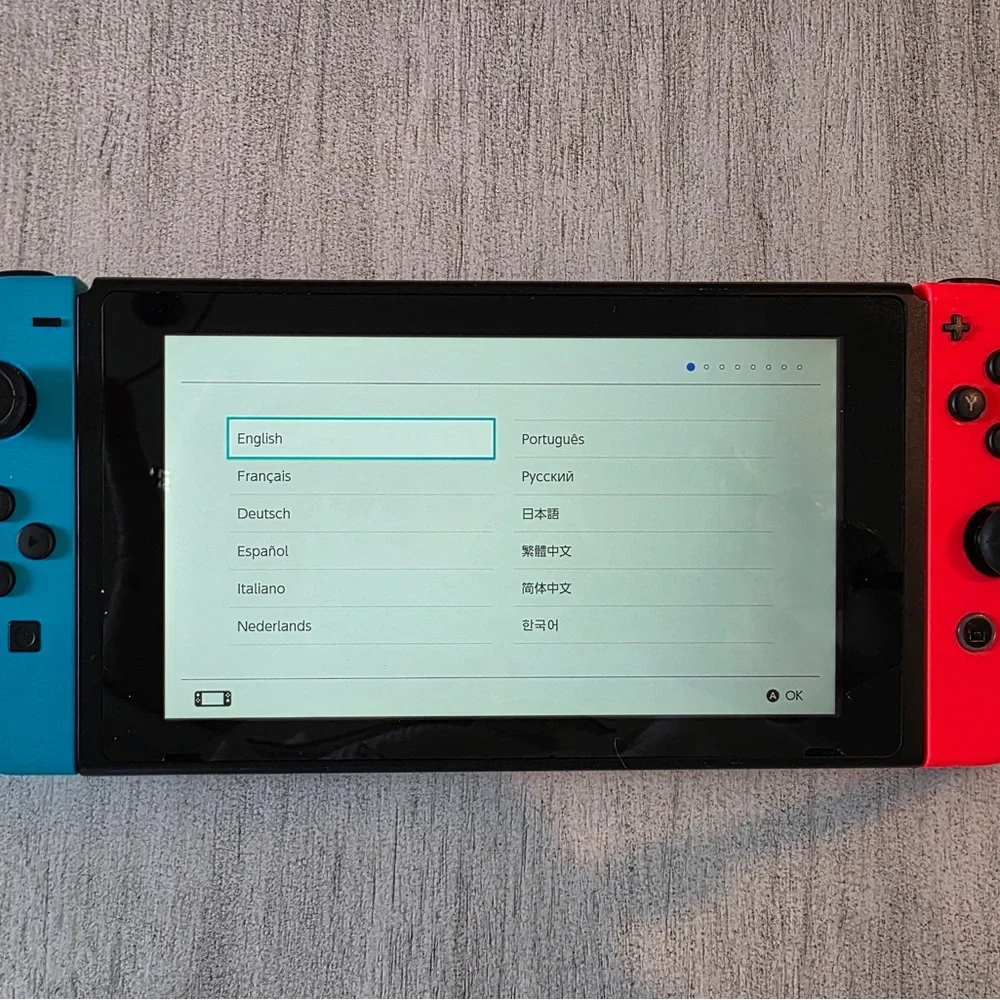 Nintendo Switch with Neon Blue and Neon Red Joy-Con - Handheld Gaming Console - Picture 6 of 9